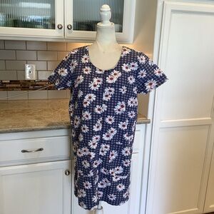 Studio 25 Cotton Floral Daisy Dress Vintage Size Medium